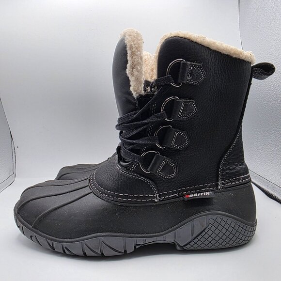 Baffin Yellowknife Mens Size 11 Black Boots Outdoors Winter Casual Comfort - Picture 13 of 13